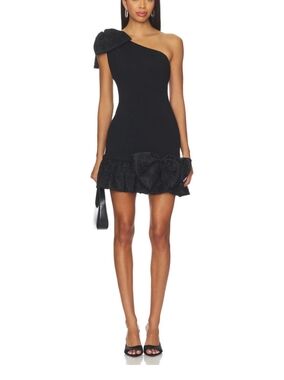 saylor alora one shoulder dress Saylor Alora One Shoulder Dress Womens XS Gold RTR FLAW